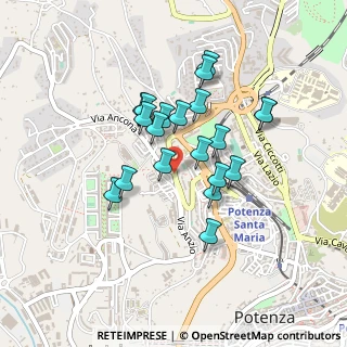 Mappa Via Verderuolo Superiore, 85100 Potenza PZ, Italia (0.389)