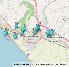 Mappa Via Cappello Vecchio, 84131 Salerno SA, Italia (1.61818)