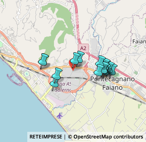 Mappa Via Cappello Vecchio, 84131 Salerno SA, Italia (1.502)