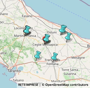 Mappa 40°19'29. 17°34'25., 72013 Ceglie Messapica BR, Italia (11.49417)