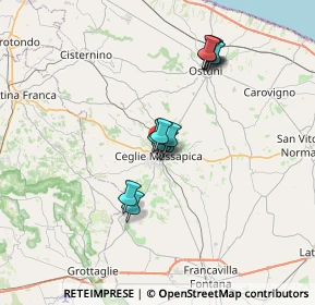 Mappa 40°19'29. 17°34'25., 72013 Ceglie Messapica BR, Italia (5.75583)