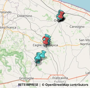 Mappa 40°19'29. 17°34'25., 72013 Ceglie Messapica BR, Italia (7.4225)