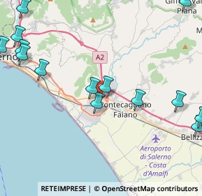 Mappa SS 18 Tirrena Inferiore, 84131 Salerno SA, Italia (6.09786)