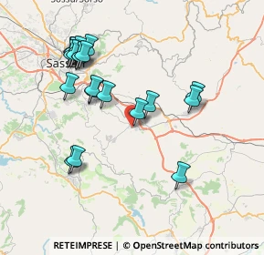 Mappa Via Su furraghe, 07030 Florinas SS, Italia (8.434)