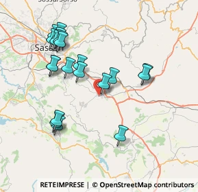 Mappa Via Su furraghe, 07030 Florinas SS, Italia (8.328)