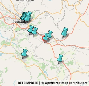 Mappa 07030 Florinas SS, Italia (8.6685)