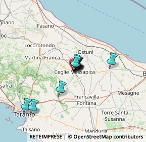 Mappa Via Venezia, 72013 Ceglie Messapica BR, Italia (7.825)