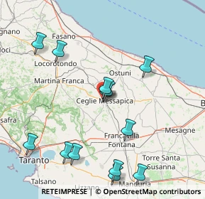 Mappa Via Venezia, 72013 Ceglie Messapica BR, Italia (18.75692)