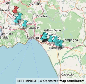 Mappa Via Cappello Vecchio, 84133 Salerno SA, Italia (11.67917)