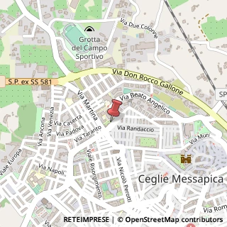 Mappa Via ovidio 1, 72013 Ceglie Messapica, Brindisi (Puglia)