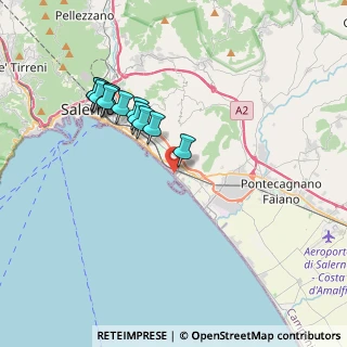 Mappa Via Generale Mark Wayne Clark, 84131 Salerno SA, Italia (3.825)