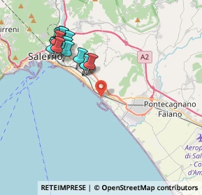 Mappa Via Generale Mark Wayne Clark, 84131 Salerno SA, Italia (4.38143)
