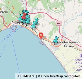 Mappa Via Generale Mark Wayne Clark, 84131 Salerno SA, Italia (4.62429)