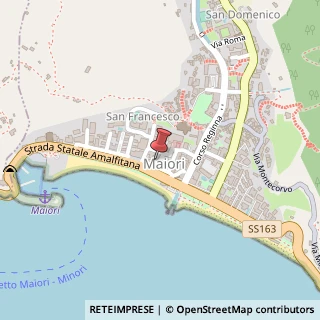Mappa Via Barche a Vela, 3, 84010 Maiori, Salerno (Campania)