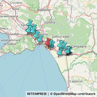 Mappa 84131 Salerno SA, Italia (12.09471)