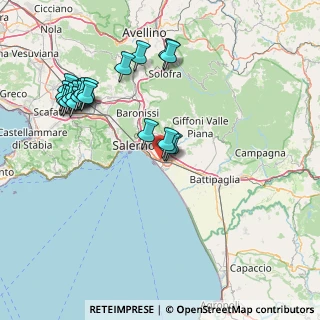 Mappa 84131 Salerno SA, Italia (18.5735)