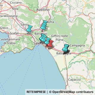 Mappa 84131 Salerno SA, Italia (9.248)