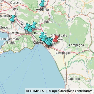 Mappa 84131 Salerno SA, Italia (11.69667)