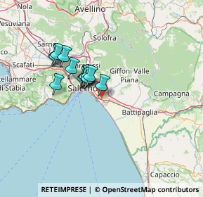 Mappa 84131 Salerno SA, Italia (10.9)