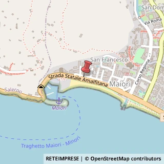 Mappa Via San Tecla, 50, 84010 Maiori, Salerno (Campania)