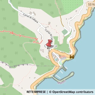 Mappa Via Casa Landi, 17, 84010 Cetara, Salerno (Campania)