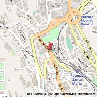 Mappa Piazza San Giovanni Bosco, 12, 85100 Potenza, Potenza (Basilicata)