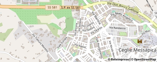 Mappa Ceglie Messapica