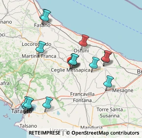 Mappa Ceglie Messapica, 72013 Ceglie Messapica BR, Italia (18.35765)