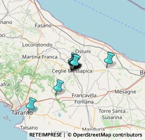 Mappa Ceglie Messapica, 72013 Ceglie Messapica BR, Italia (5.80182)