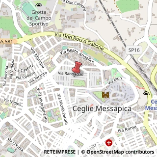 Mappa Via Mammacara, 56, 72013 Ceglie Messapica, Brindisi (Puglia)