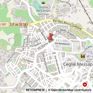 Mappa Via Martina, 60, 72013 Ceglie Messapica, Brindisi (Puglia)