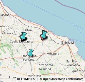 Mappa Via Don E. Lapenna, 72019 San Vito dei Normanni BR, Italia (11.1435)