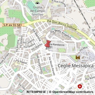 Mappa Via Martina, 17, 72013 Ceglie Messapica, Brindisi (Puglia)