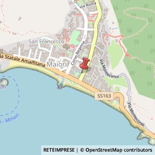 Mappa Via nuova prov. Chiunzi,  24, 84010 Maiori, Salerno (Campania)