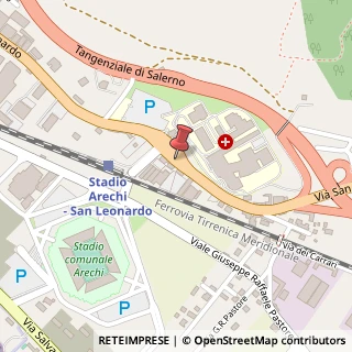 Mappa Via San Leonardo, 108, 84131 Salerno, Salerno (Campania)