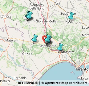 Mappa SS 7 km 611, 74011 Castellaneta TA, Italia (12.64273)
