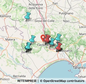Mappa SS 7 km 611, 74011 Castellaneta TA, Italia (10.71278)