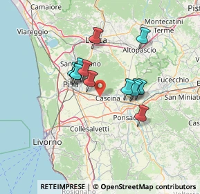 Mappa 56021 Cascina PI, Italia (10.81462)