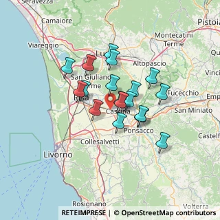Mappa 56021 Cascina PI, Italia (10.41056)
