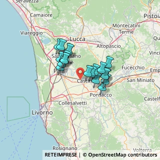 Mappa 56021 Cascina PI, Italia (9.6855)