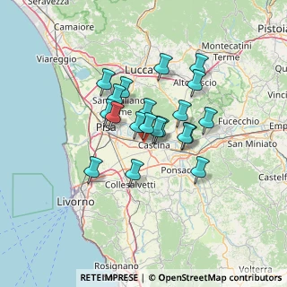Mappa 56021 Cascina PI, Italia (10.4285)