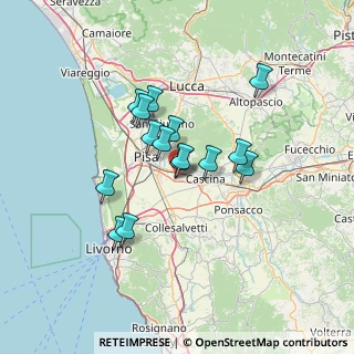 Mappa Via Sassari, 56021 Cascina PI, Italia (10.90467)