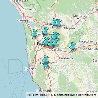 Mappa Via Sassari, 56021 Cascina PI, Italia (9.28615)