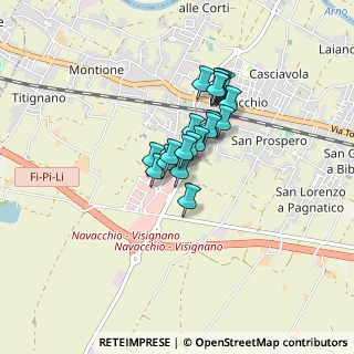 Mappa Via Sassari, 56021 Cascina PI, Italia (0.5635)
