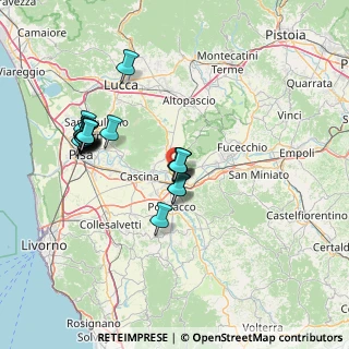 Mappa Via del Tiglio, 56025 Pontedera PI, Italia (14.2225)