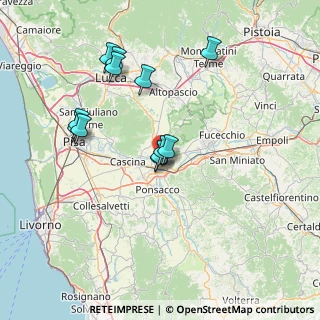 Mappa Via del Tiglio, 56025 Pontedera PI, Italia (14.02)