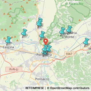 Mappa Via Belvedere, 56025 Pontedera PI, Italia (3.88091)