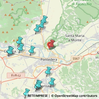 Mappa Via Belvedere n°2 * Loc, 56025 Pontedera PI, Italia (5.75533)