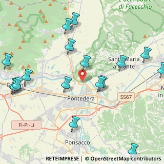 Mappa Via Belvedere n°2 * Loc, 56025 Pontedera PI, Italia (5.55706)