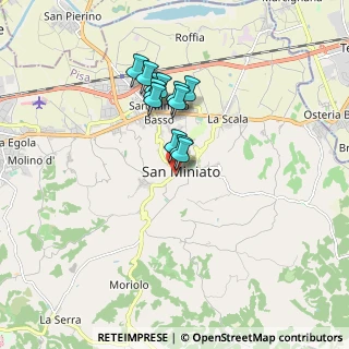 Mappa Via della Cisterna, 56028 San Miniato PI, Italia (1.37417)